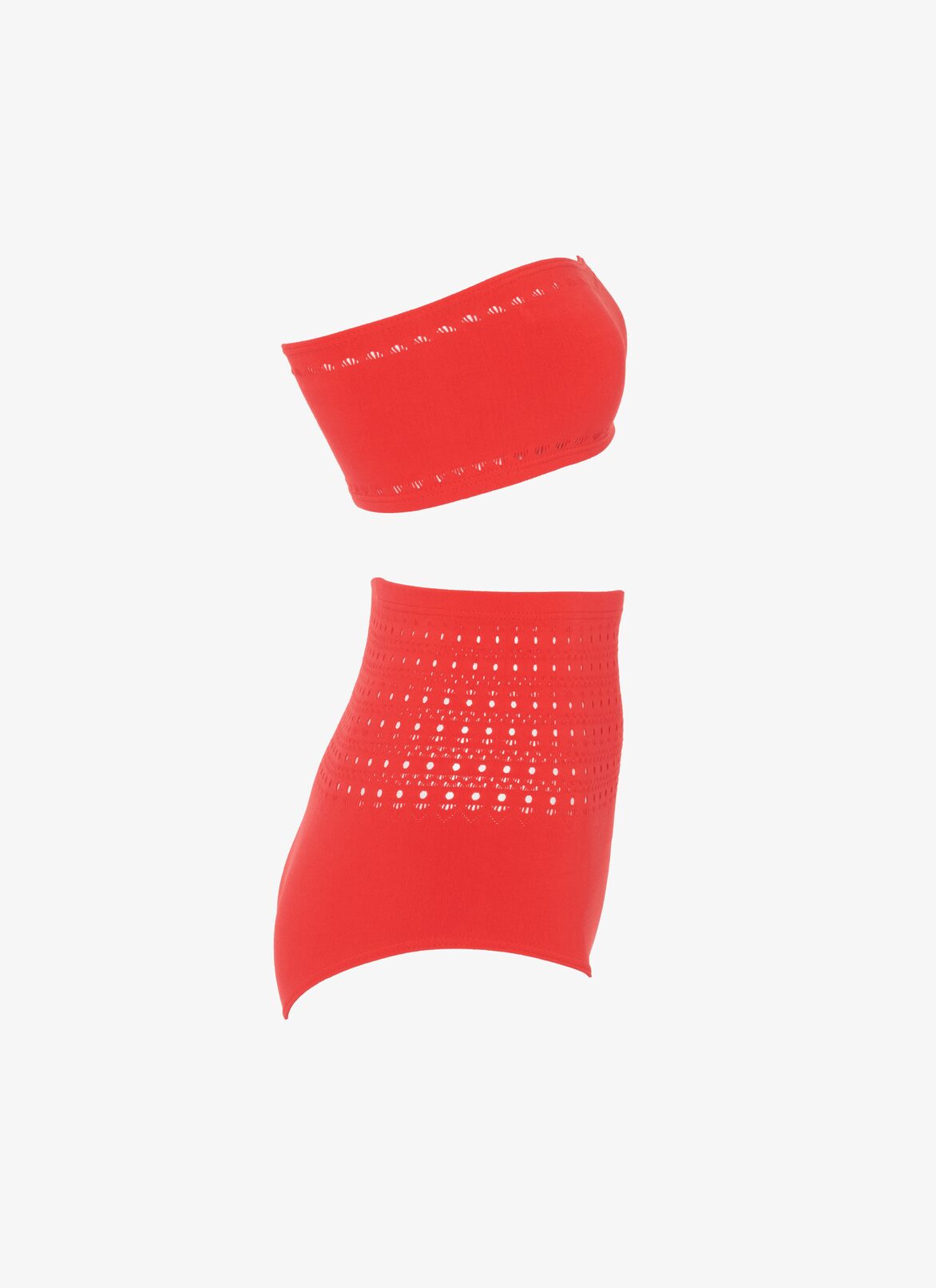 BIKINI SEAMLESS SWIMSUIT ALAÏA SCARLET BIKINI SEAMLESS SWIMSUIT